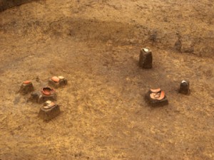 三竹遺跡：まとまって出土した土器