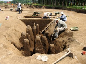 大平遺跡：縄文中期前半住居跡炉