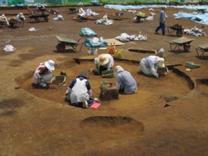 大平遺跡4次：遺跡全景