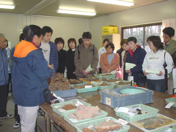 遺物展示室