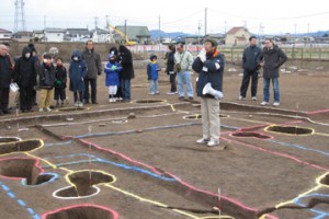 皿沼西遺跡：奈良・平安時代の掘立柱建物跡