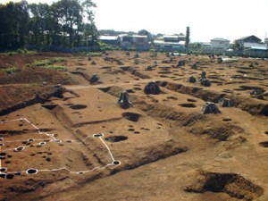 諏訪坂貝塚：遺跡全景