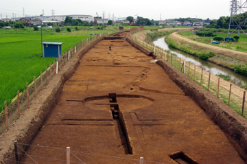 赤砂利遺跡：遺跡全景