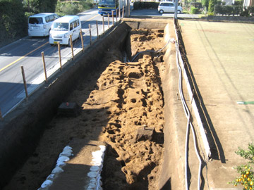 内郷遺跡：３区調査区全景